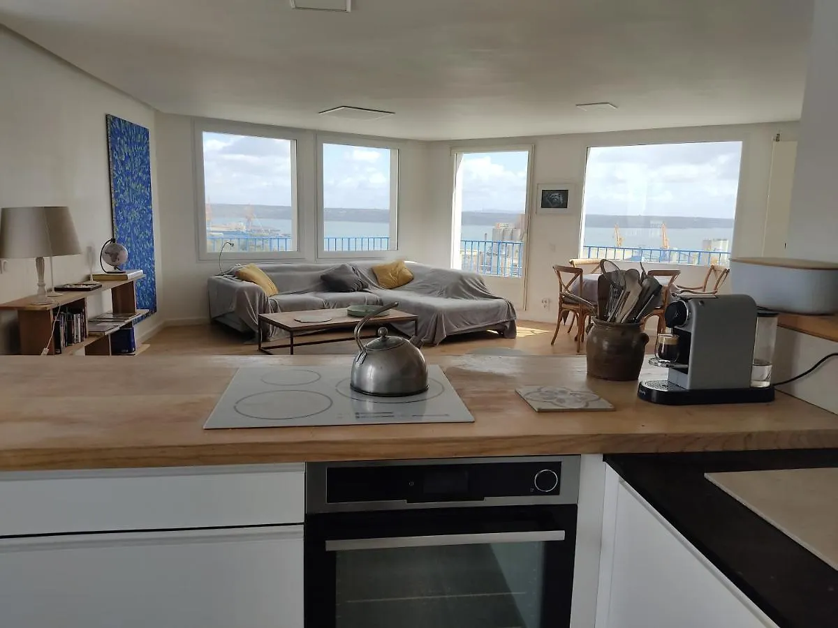 Magnifique Appartement Dernier Etage Avec Terrasse En Centre Ville, Vue Mer Panoramique Brest Apartamento